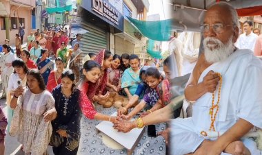 धर्म संस्कृति :  बंधु बेलड़ी आचार्यश्री सहित 45 से अधिक श्रमण श्रमणी वृंद का रतलाम में प्रवेशोत्सव