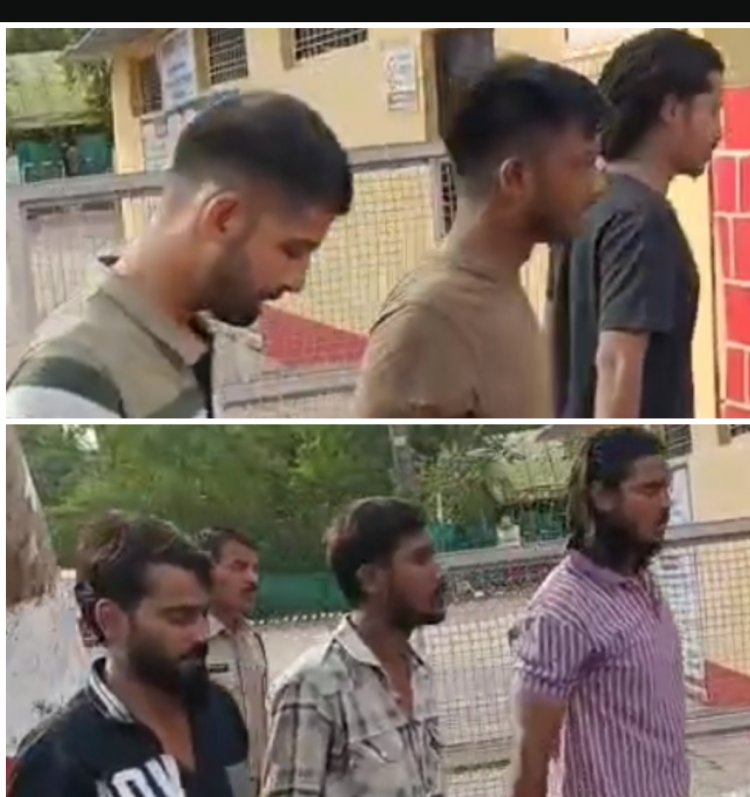 पुलिस कार्रवाई : रतलाम की सड़कों पर शांति भंग कर हंगामा करने वाले 6 युवकों को भेजा जेल