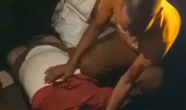 सड़क दुर्घटना में गंभीर घायल  व्यक्ति की थाना प्रभारी ने बचाई जान