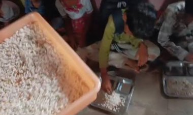 मामला मध्याह्न भोजन की जगह स्कूल में सेंव परमल वितरित करने का, तीनों को किया बहाल