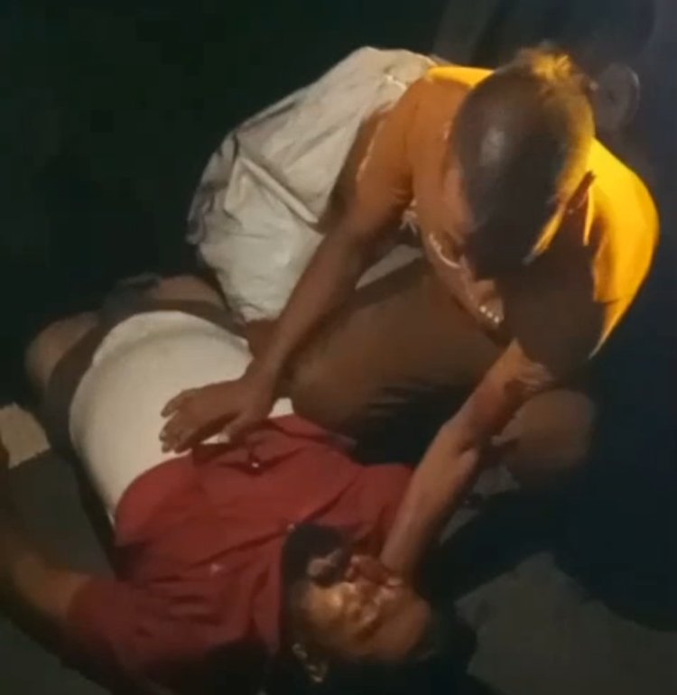 सड़क दुर्घटना में गंभीर घायल  व्यक्ति की थाना प्रभारी ने बचाई जान