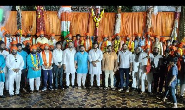 धर्म संस्कृति : छडी़ निशान का हुआ सामुहिक पूजन