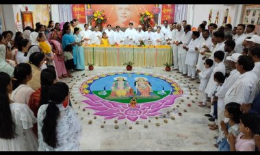 धर्म संस्कृति : आध्यात्मिक उत्साह और शुभ संकल्पों के साथ मनाया दीपावली उत्सव