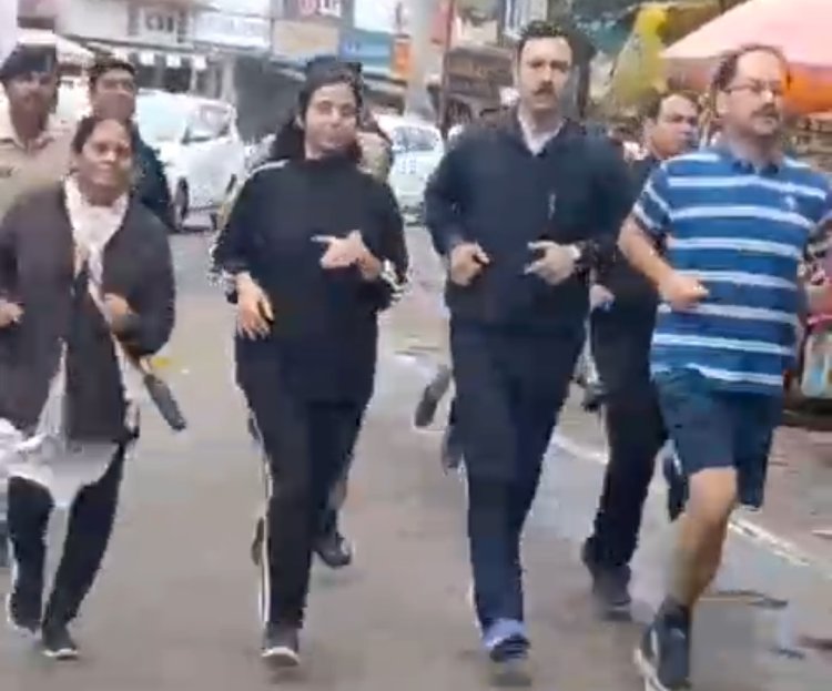 सामाजिक सरोकार : राष्ट्रीय एकता दिवस पर लगाई एकता के लिए दौड़