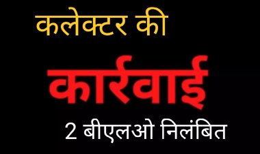कलेक्टर की कार्रवाई : निर्वाचन कार्य में रुचि नहीं लेने वाले रवि रावत और रश्मि जैन को किया निलंबित