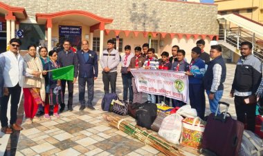 सामाजिक सरोकार : 19वीं राष्ट्रीय जंबूरी के लिए 11 सदस्यीय दल लखनऊ हुआ रवाना