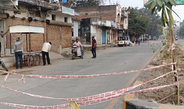 इधर ध्यान क्यों नहीं : पौधों का सत्यनाश करने पर तुले हुए घटिया सीसी रोड की मरम्मत करने वाले ठेकेदार और अधिकारी