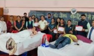 सामाजिक सरोकार : विद्यार्थियों ने दिया रक्तदान का सबक, अभिभावकों ने लगा दिया शतक 