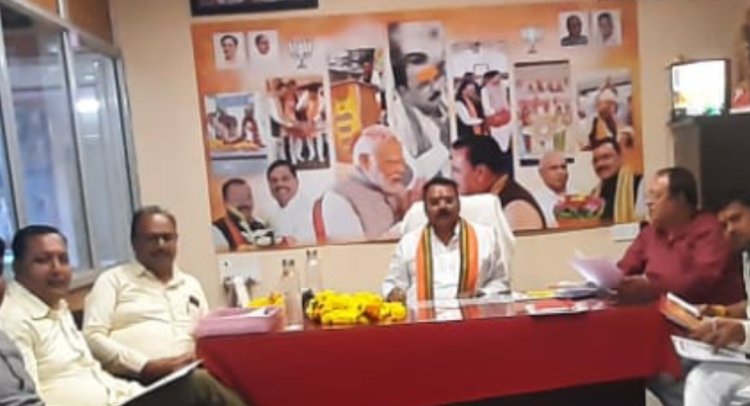 भाजपा ने विशेष गहन पुनरीक्षण और राष्ट्रगीत कार्यक्रम की बनाई टोलियां