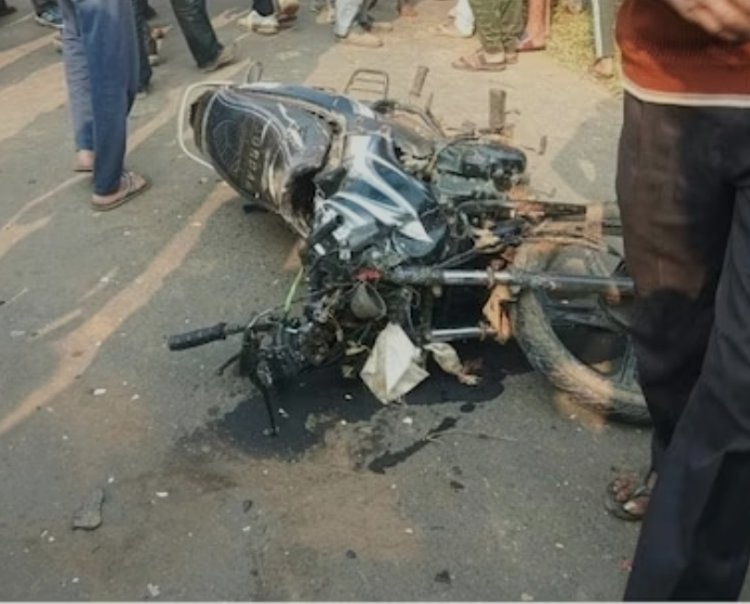 दर्दनाक हादसा : भैंस ढूंढने जा रहे चार युवकों को बस ने मारी टक्कर, हुई मौत