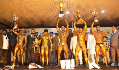 उभरती हुई चमकदार मांसपेशियों ने जीता त्रिवेणी मेले में दर्शकों का दिल