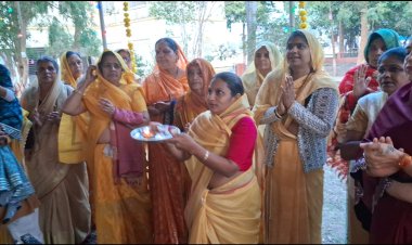 सामाजिक सरोकार : सरस्वती उद्यान में श्रद्धा के साथ मनाई गई बसंत पंचमी