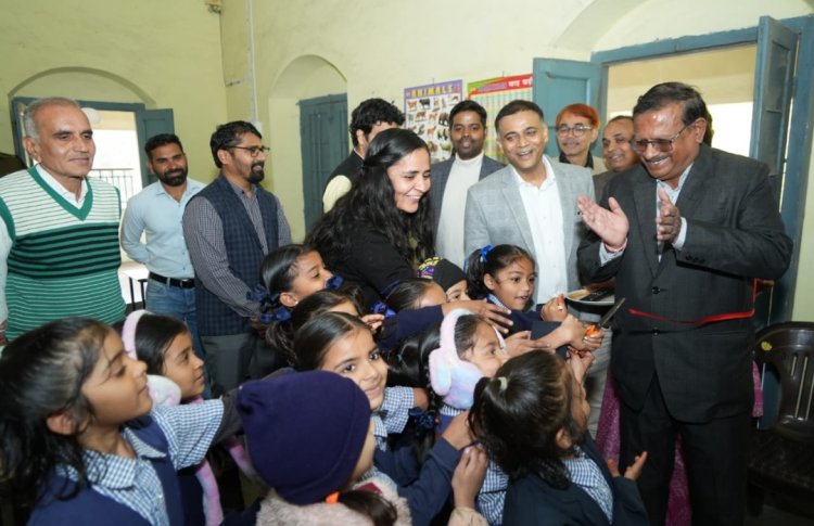 नए वर्ष में : उत्साही प्रतिक्रियाएँ सुनकर डीआरएम हुए खुश, विद्यार्थियों के जोश एवं सीखने की लगन को सराहा