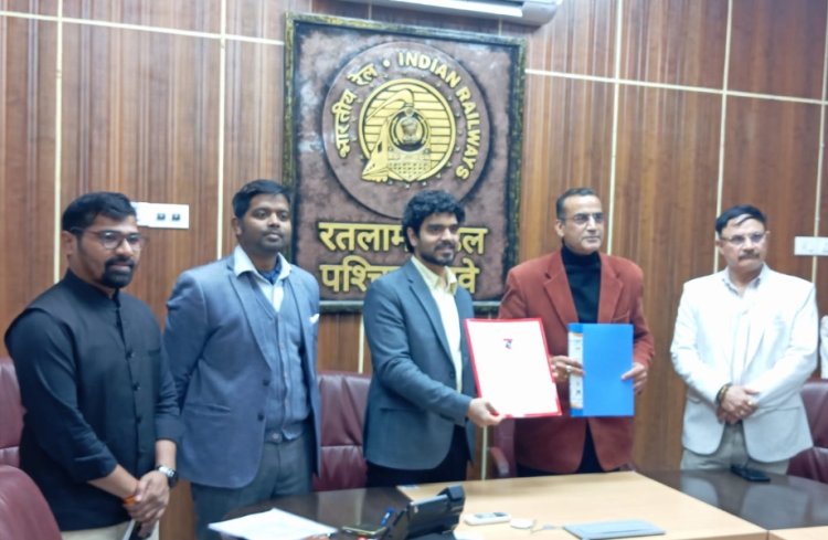 पश्चिम रेलवे रतलाम मंडल एवं आर्मी वेलफेयर प्लेसमेंट ऑर्गनाइजेशन के बीच समझौता ज्ञापन पर हस्ताक्षर  