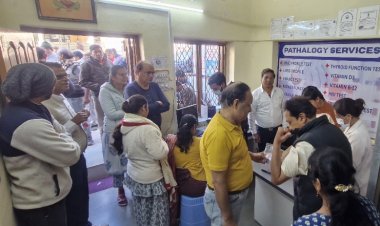 सेहत सरोकार : 400 से अधिक लोगों ने जागरूक होकर स्वास्थ्य शिविर में करवाई सेहत की जांच