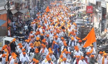 सामाजिक सरोकार : शिवरात्रि पर्व के पूर्व शहर में दौलत जाट पहलवान के नेतृत्व में निकली साफा रैली