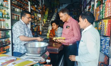 कार्रवाई : असत्यापित इलेक्ट्रॉनिक्स तौल उपकरणों और पैकेज बंद वस्तुओं को  जब्त किया नापतौल विभाग ने