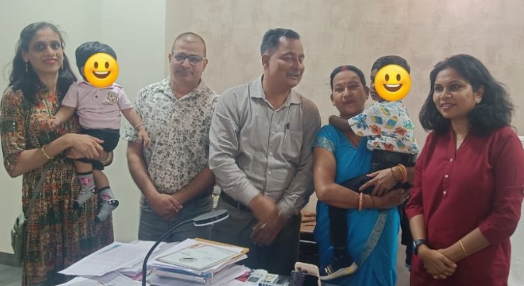 मिशन वात्सल्य : दो निराश्रित शिशुओं राजा और आदित्य को मिला नया आशियाना