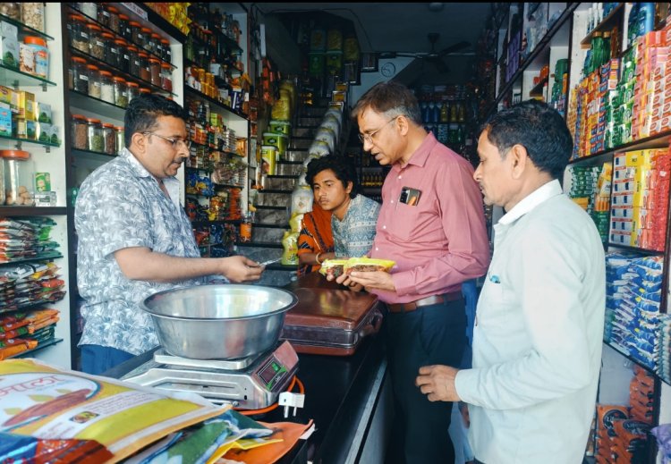कार्रवाई : असत्यापित इलेक्ट्रॉनिक्स तौल उपकरणों और पैकेज बंद वस्तुओं को  जब्त किया नापतौल विभाग ने