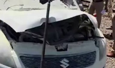 दर्दनाक हादसा : पिता के सामने ही कार में जलकर हो गई मासूम बेटे की मौत