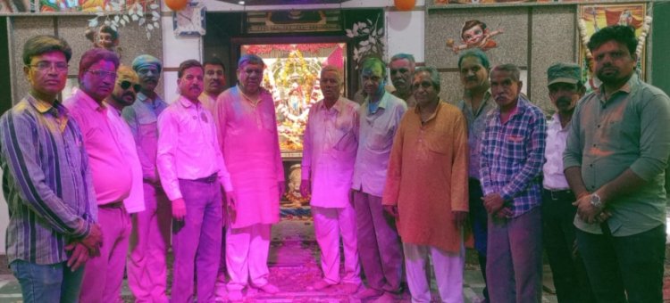 धर्म संस्कृति : श्री चारभुजा नाथ मंदिर पर राजपूत समाज ने मनाया फाग उत्सव