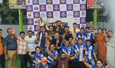 खेल सरोकार : पोरवाल नाइट राइडर्स ने शानदार प्रदर्शन करते हुए RRP फाइटर्स को 36 रनों से हराकर JPPL-1 के पहले संस्करण का खिताब किया अपने नाम