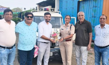 पदोन्नति पर सम्मान: जावरा यातायात सूबेदार मोनिका ठाकुर बनीं आर.आई.