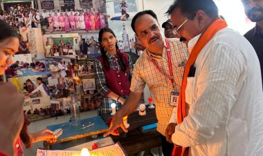 विज्ञान, गणित, कला एवं भाषा प्रदर्शनी में विद्यार्थी ने किया प्रतिभा का प्रदर्शन